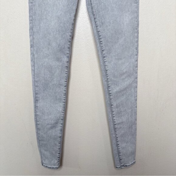 Levi's Womens 26 720 High Rise Super Skinny Jeans Grey Wash - Picture 7 of 16